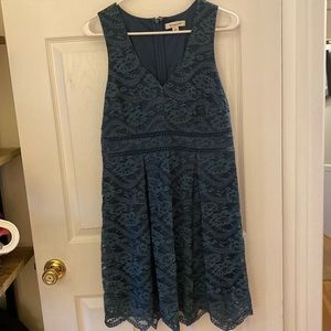 Francesca’s lace turquoise dress size large